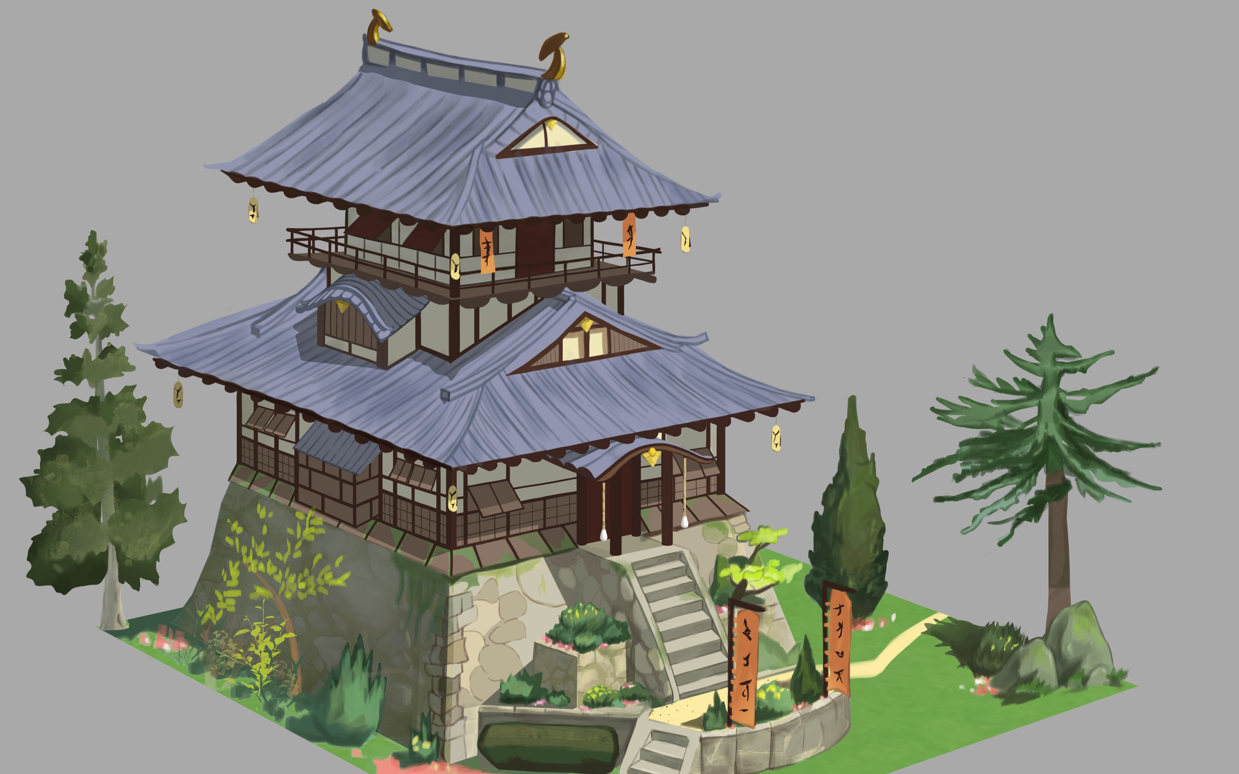 动画场景临摹 学习 part3 原速