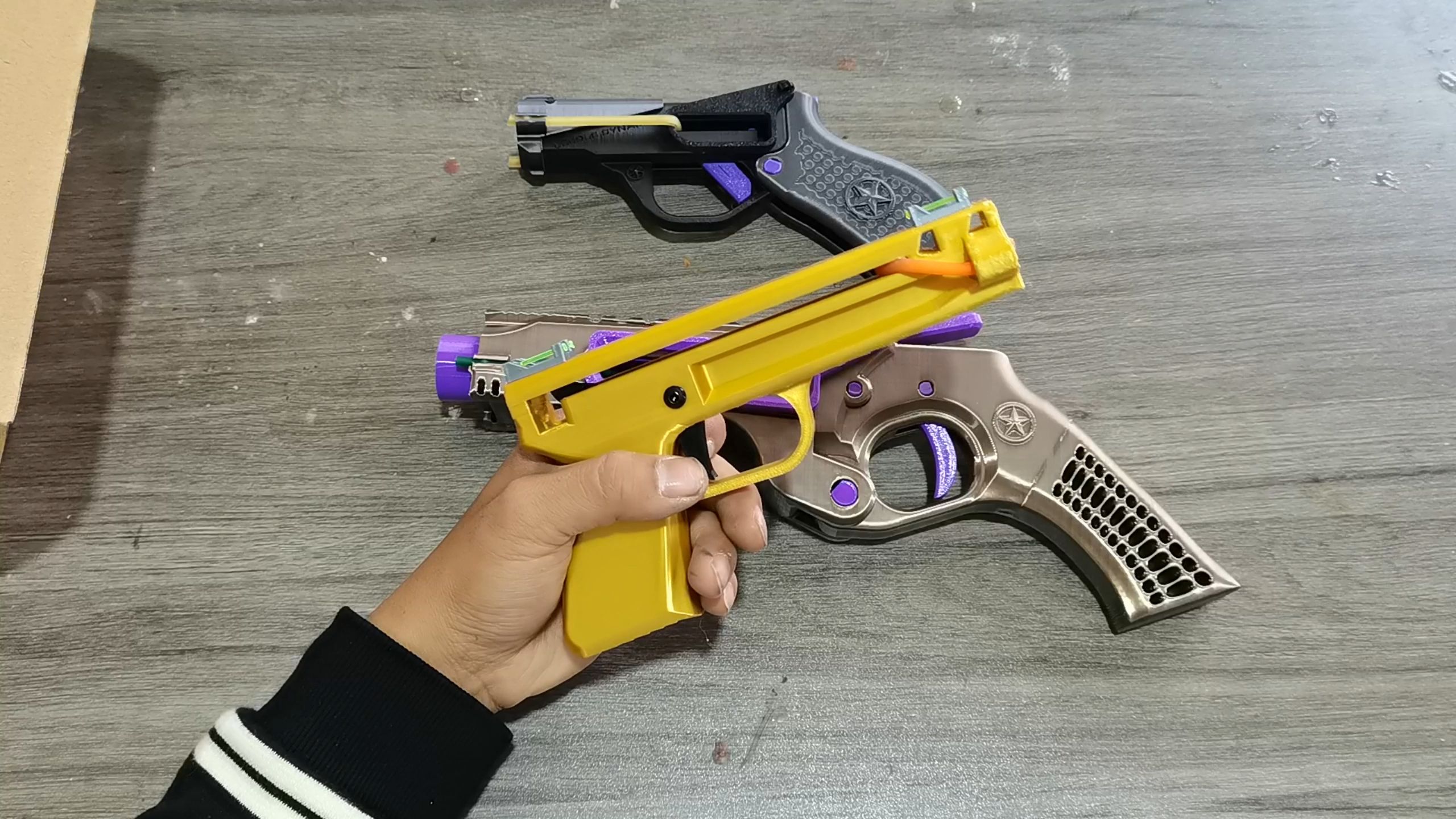 几款性能强劲的皮筋软弹枪,每一把都是精品超想玩