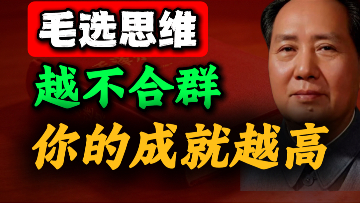 《毛选》里的强者社交法则，看完颠覆认知｜第28期｜毛选思维，毛选解读