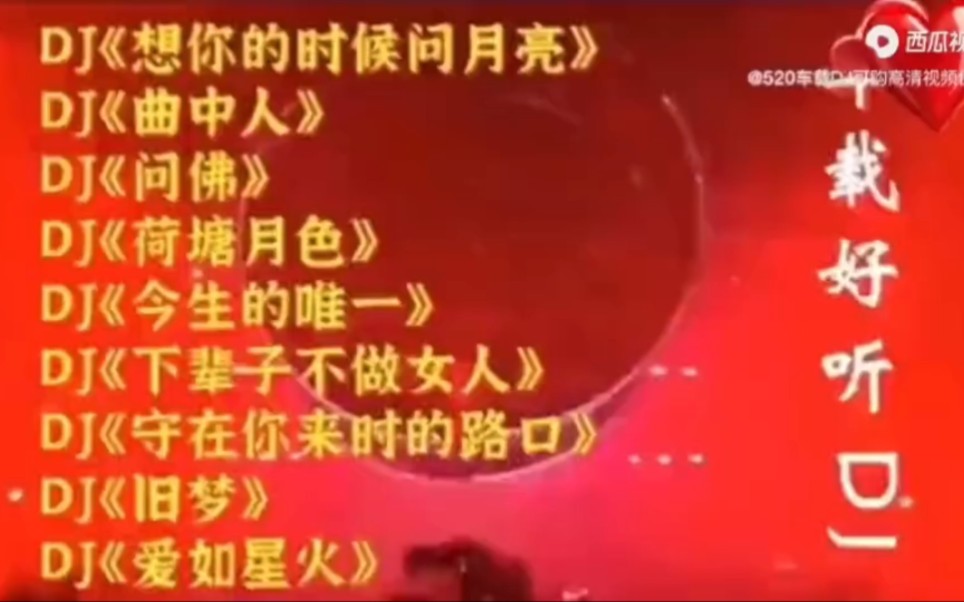 [图]车载DJ串烧《曲中人》《今生的唯一》《下辈子不做女人》