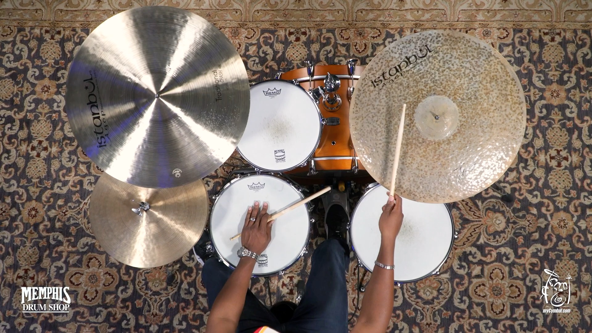 [图]Istanbul Agop 22" 爵士叮叮镲试音 - 2405g (TJR22-1100220CC)