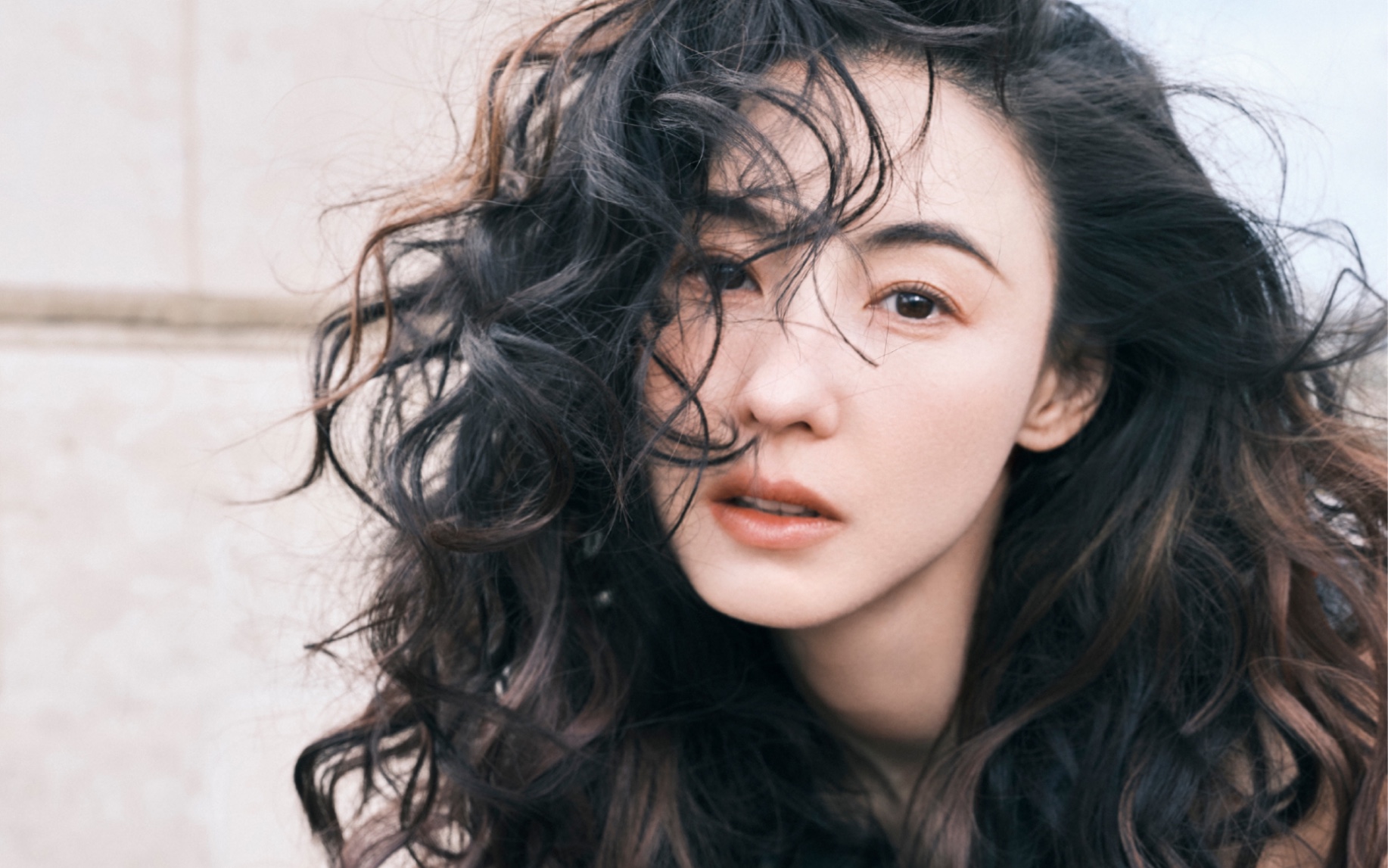 张柏芝|hold住羊毛卷,太美了吧