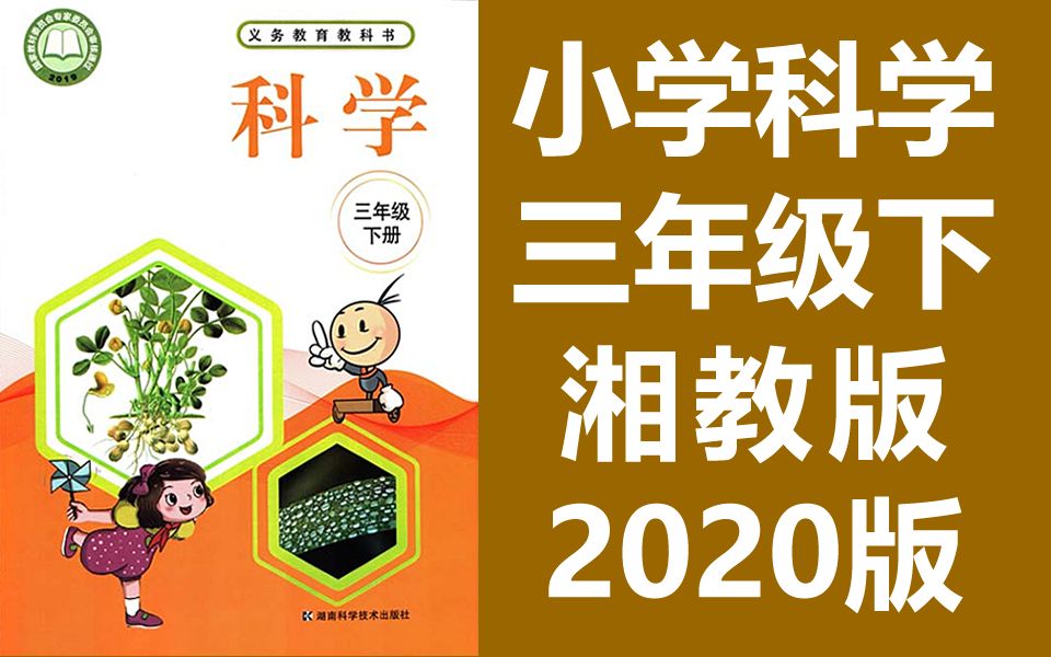 小学科学三年级科学下册 湘教版 2020新版 科学3年级科学 湖南版 湘科版哔哩哔哩bilibili