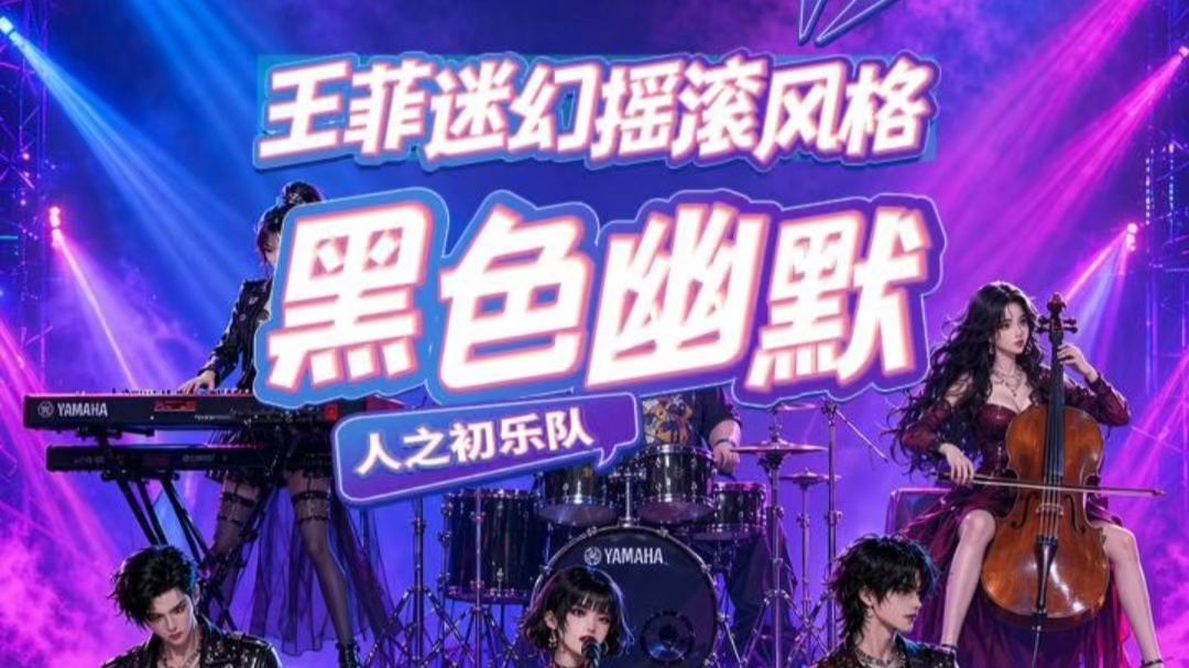 周杰伦《黑色幽默》，模仿王菲迷幻摇滚翻唱【神专翻唱计划】