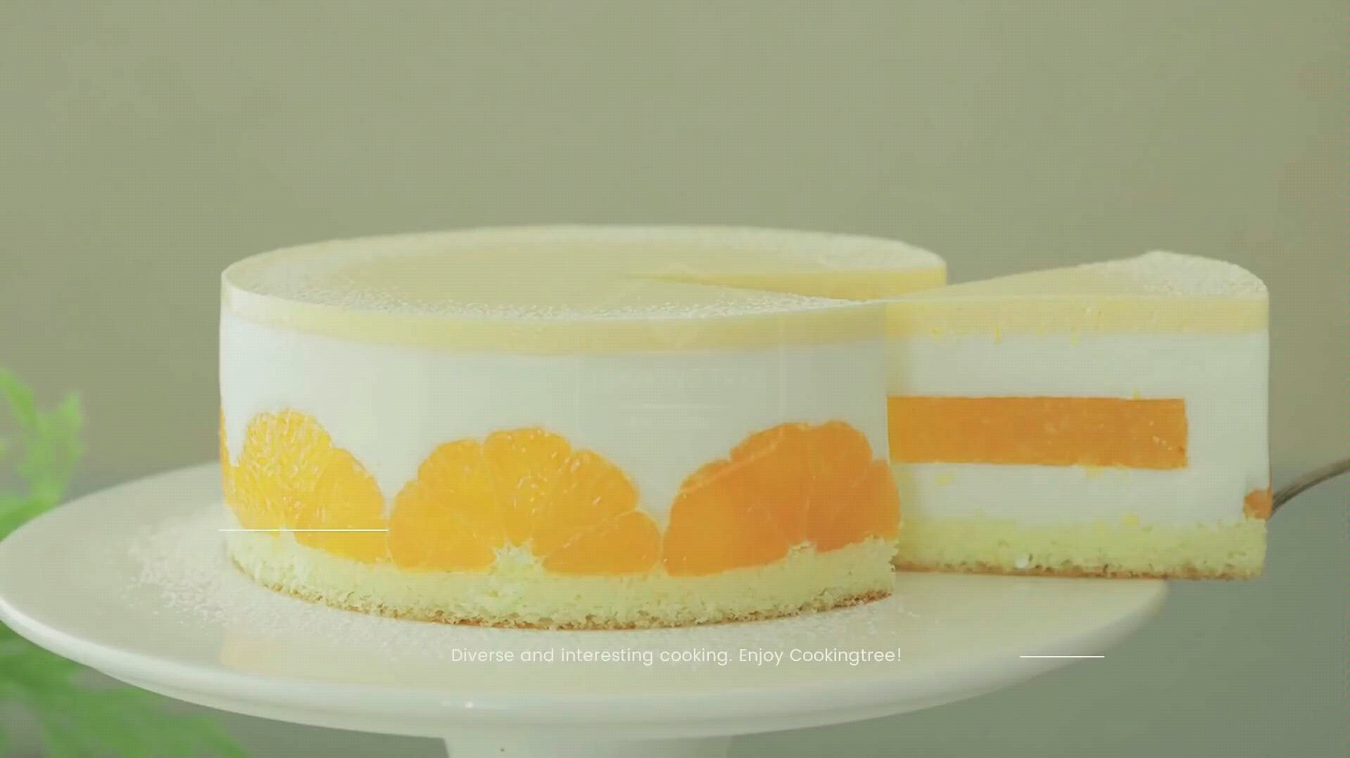 [图]【蛋糕】 蜜桔酸奶慕斯蛋糕教学Tangerine yogurt mousse cake (1080P_HD)