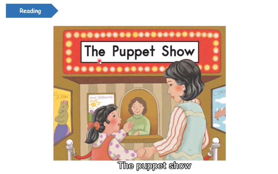 思维导图读绘本《The puppet show》可亲子互动哦!哔哩哔哩bilibili