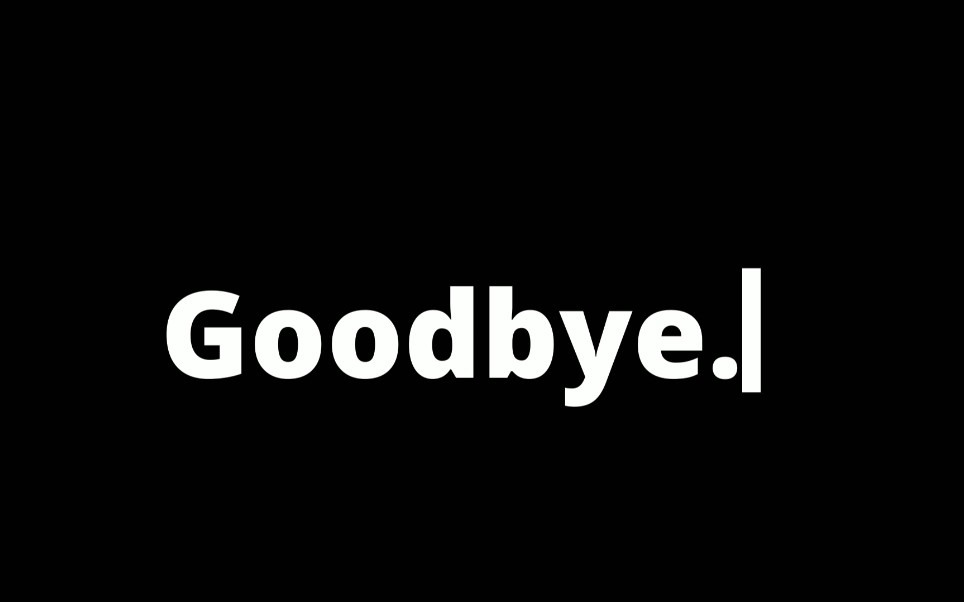 [图]Say goodbye.♥