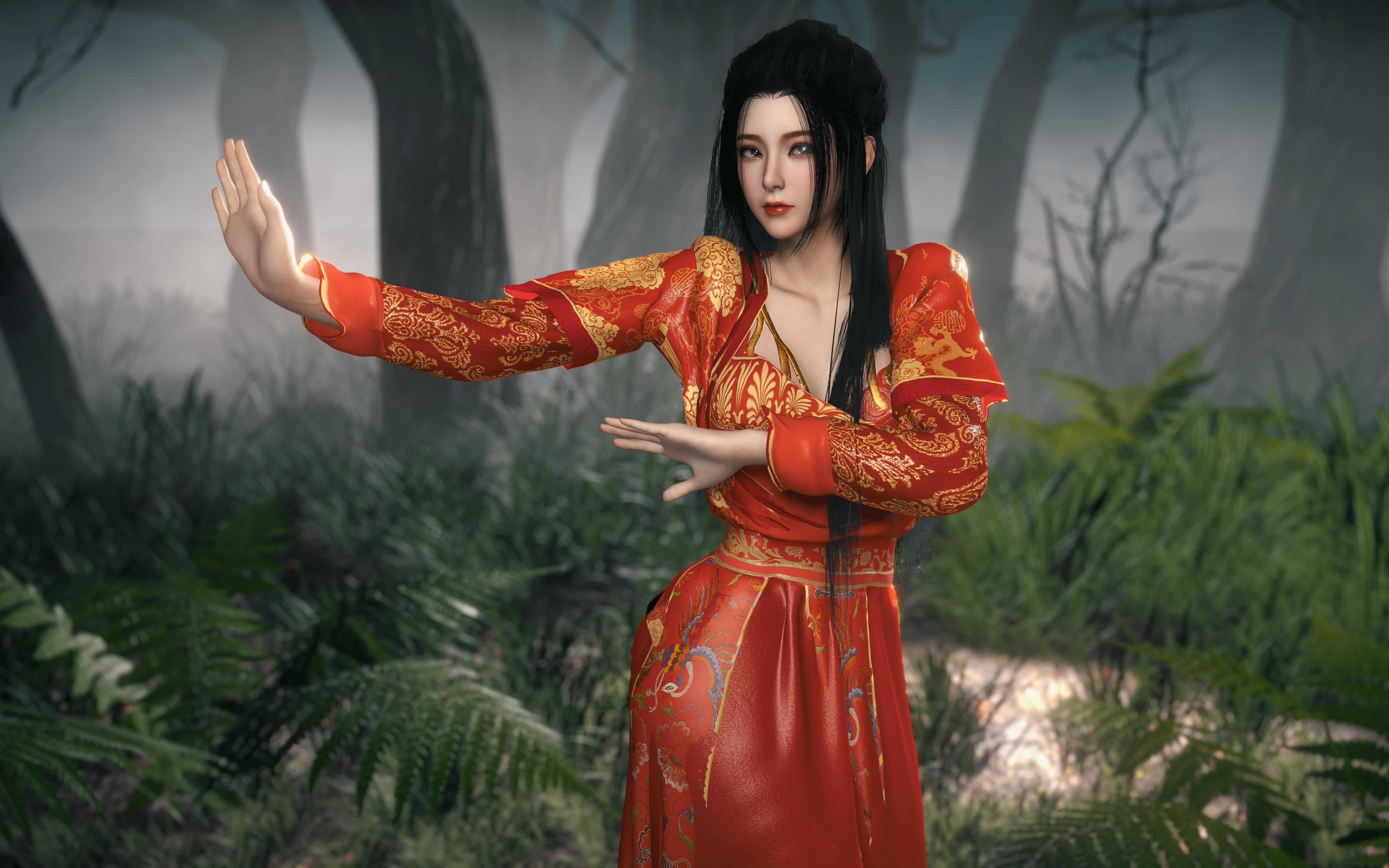 布料级vam云裳谣古风嫁衣御姐白日森林唯美向渲染