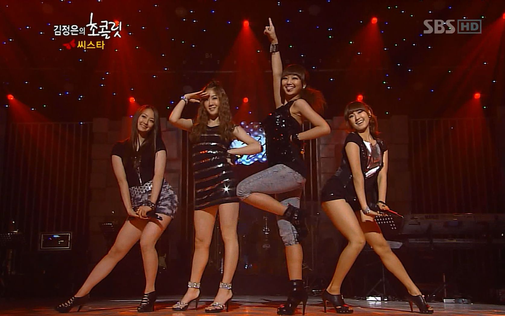 [LIVE] 100711 SBS金晶恩的巧克力 SISTAR  Ain't No Other Man&Push Push哔哩哔哩bilibili