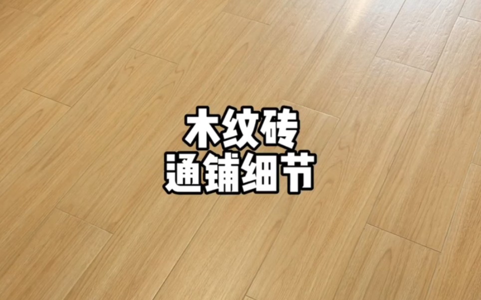 木纹砖通铺细节哔哩哔哩bilibili