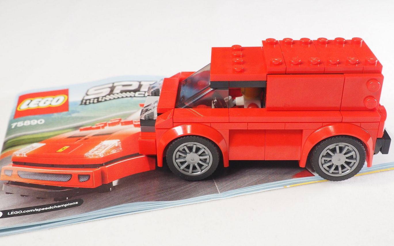 坏雪积木 乐高lego超级赛车75980 b模式迷你货车速拼_哔哩哔哩_bili