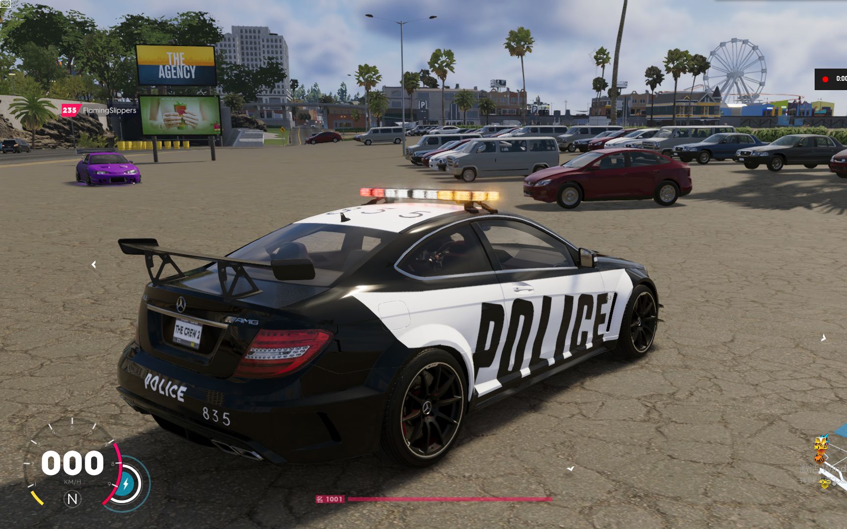 飙酷车神2自制c63极品飞车18警车涂装展示半成品