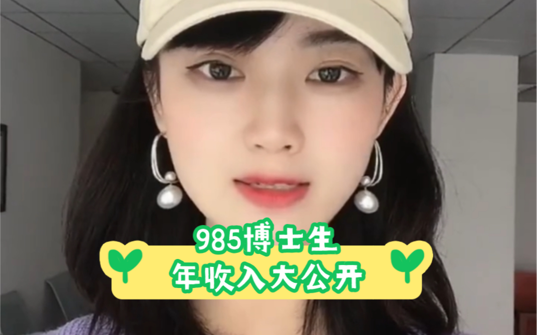 95后,985在读博士年收入大公开哔哩哔哩bilibili