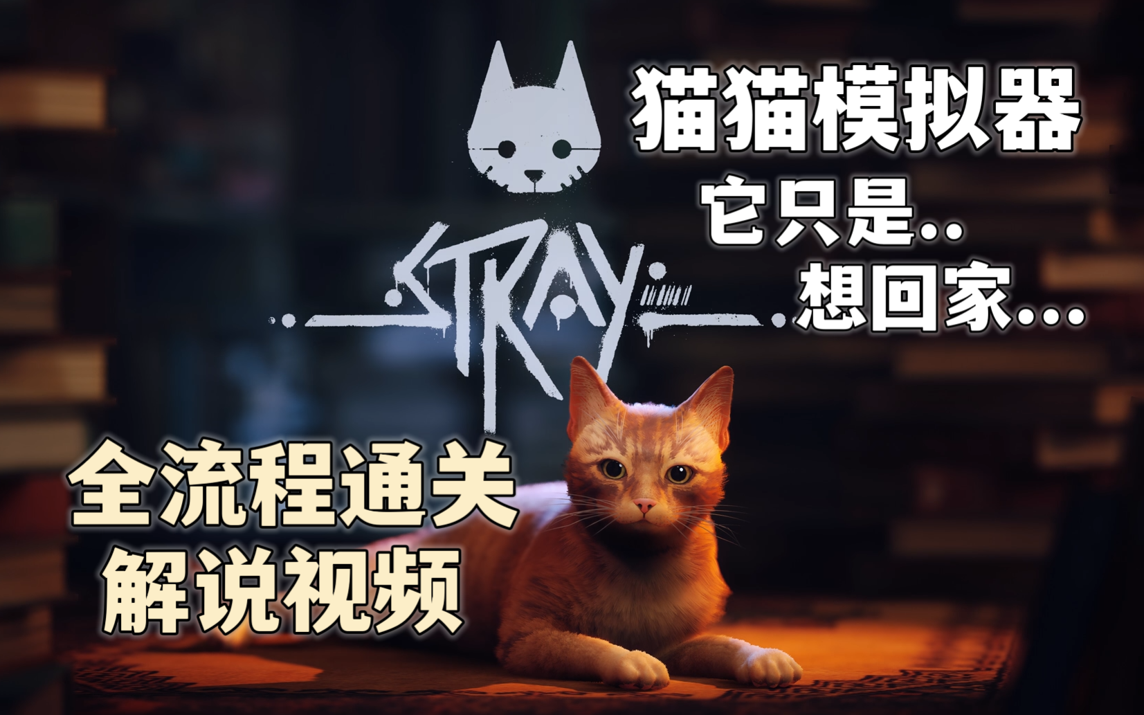 [图]全网首发【Stray迷失/流浪】全流程通关猫猫模拟器 猫猫从来没有做错什么 猫猫只是想回家