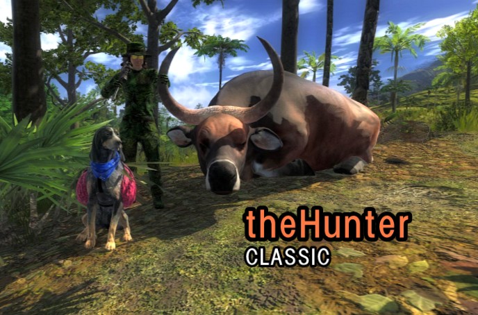 猎人经典(theHunter classic)皮卡宾热带雨林狩猎高分班腾(爪哇野牛)网络游戏热门视频