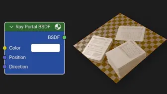 Download Video: blender官方视差节点来了 Ray Portal BSDF