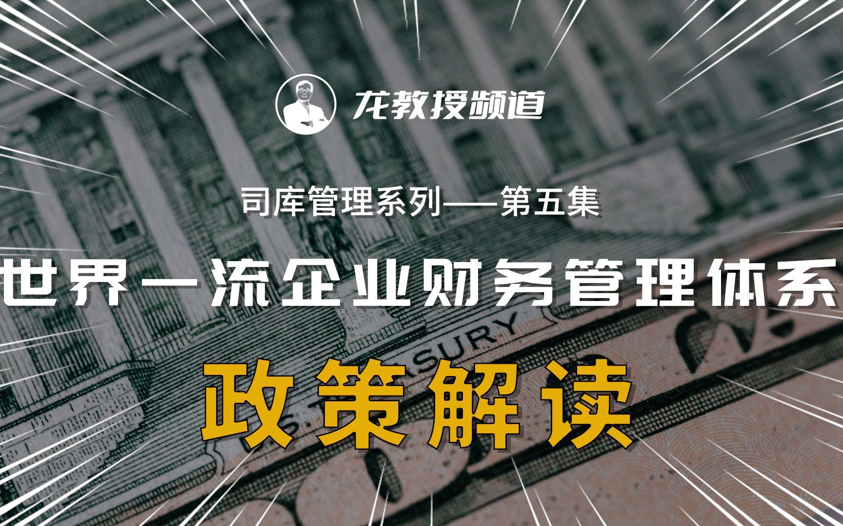 世界一流企业财务管理体系政策解读(企业司库管理系列第五集)哔哩哔哩bilibili