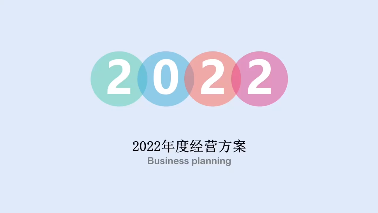 2021年终总结模板&2022年度经营方案模板!哔哩哔哩bilibili