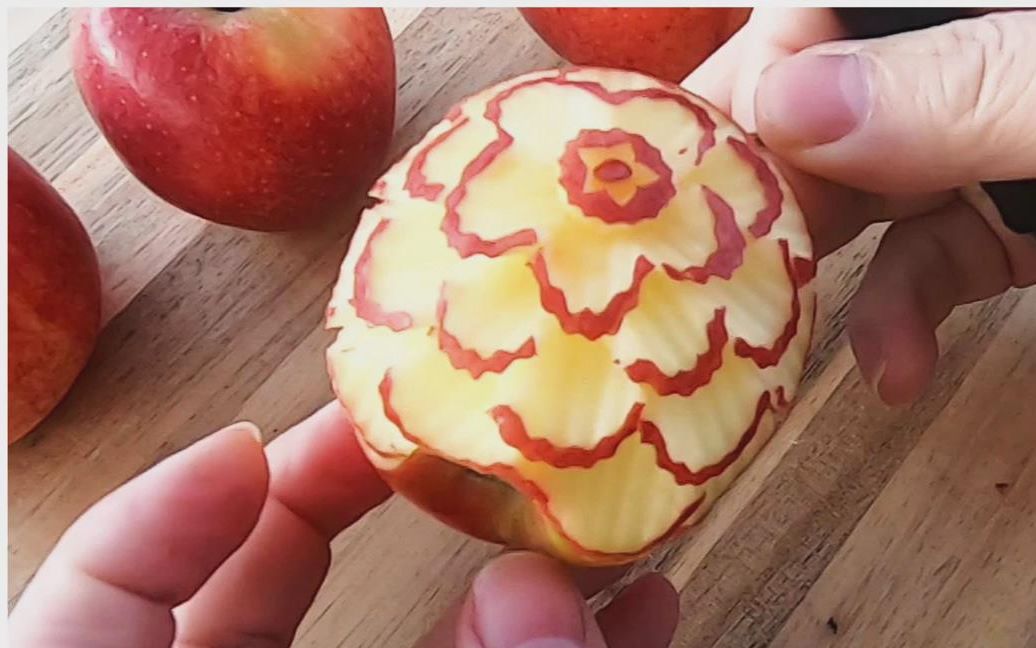 如何制作苹果花