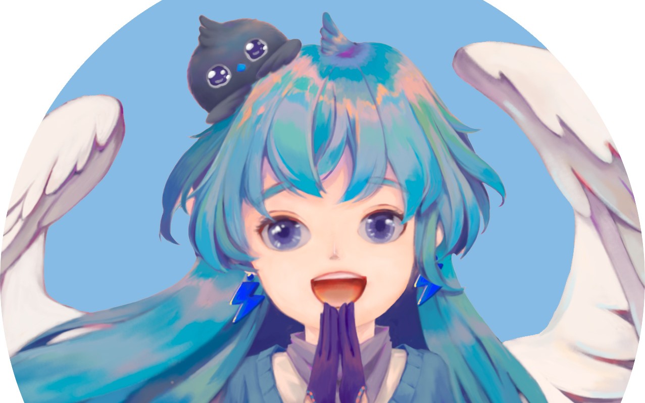 这位up居然把钉钉官方正版拟人化给捏成马了!