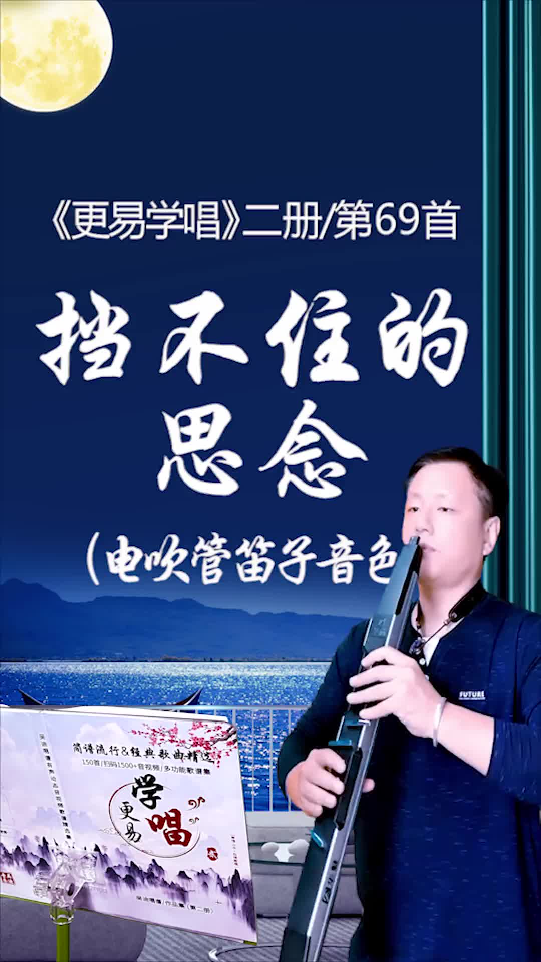 擋不住的思念電吹管笛子音色我的二冊第69首電吹管演奏吳迪音樂