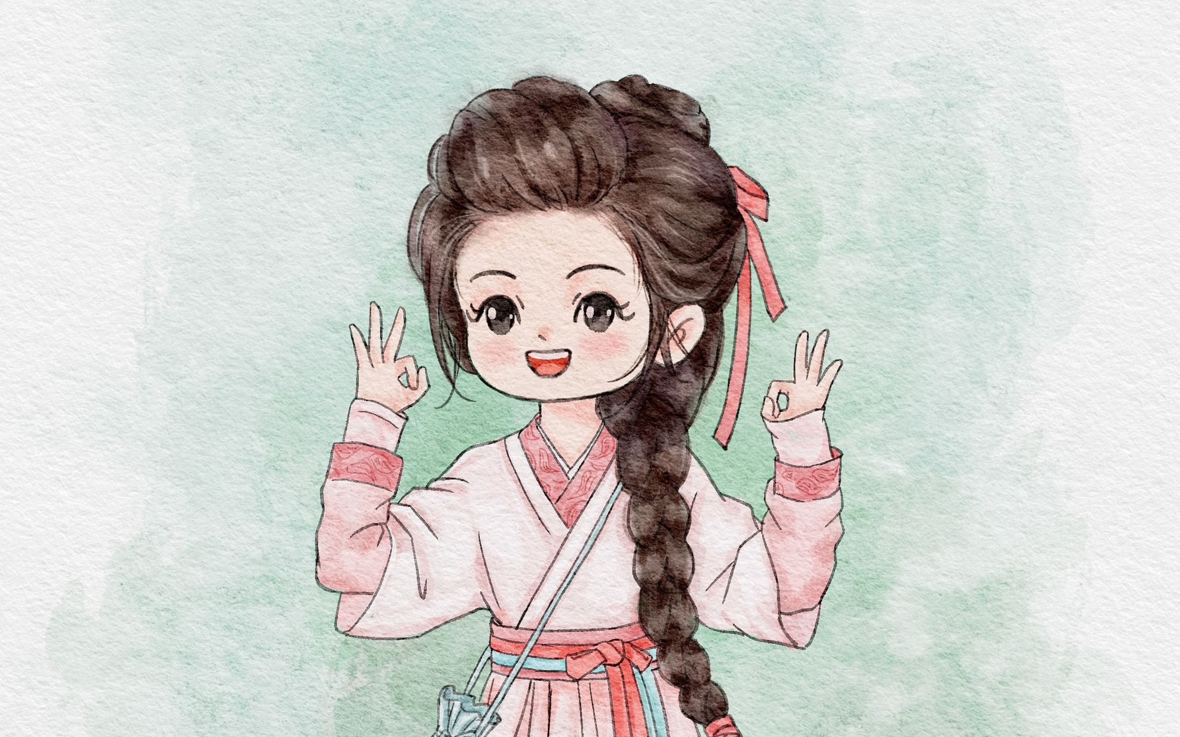 18岁的阿鸢来了,这是什么可爱的"相信我"手势