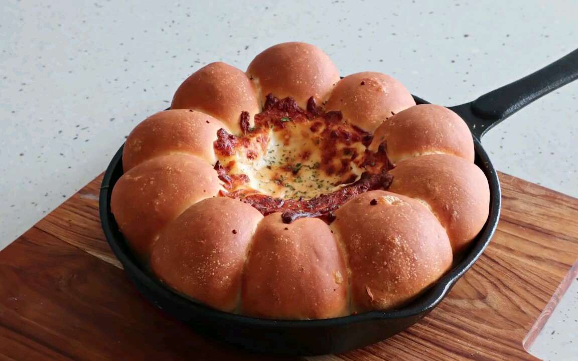 【搬运】咸味明太鱼籽芝士火锅面包(cookingsounds 无bgm 作者id见