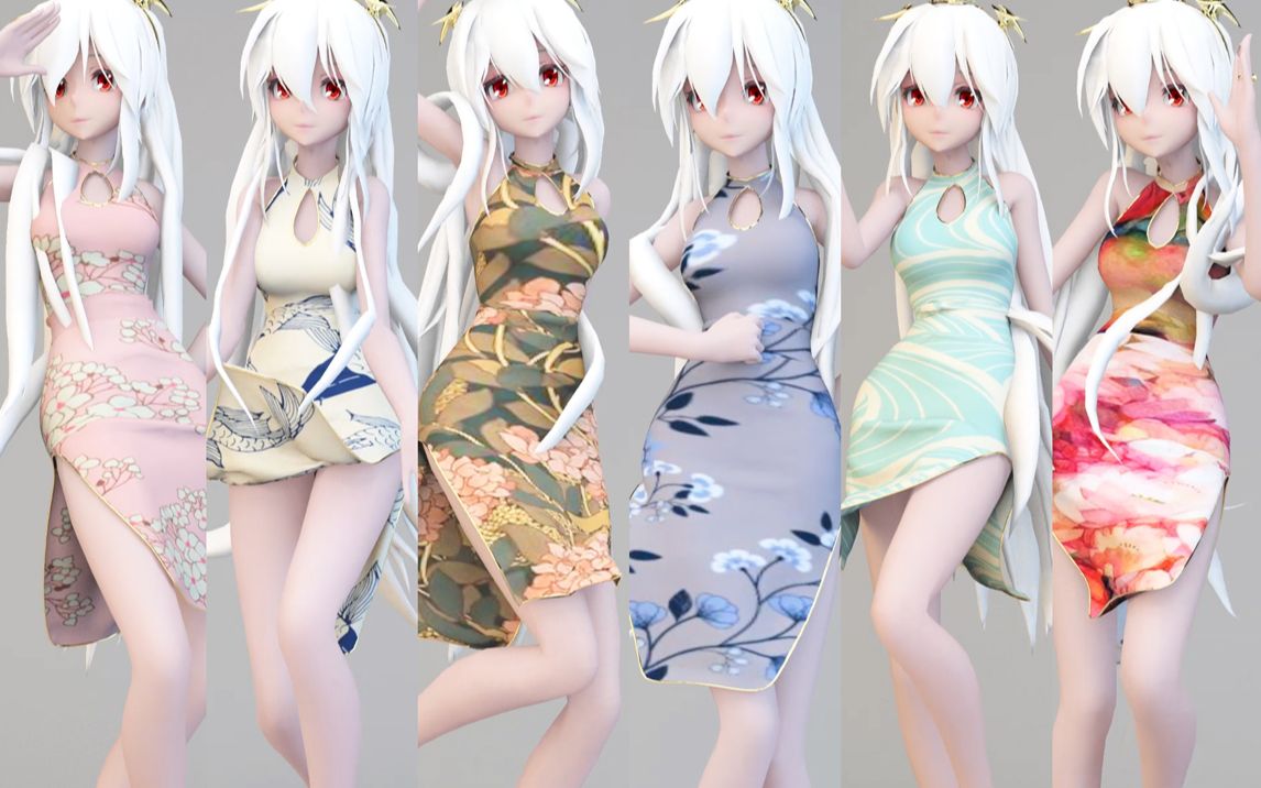 【布料解算|mmd|弱音|服装配布|魔法换装】78ooh haku youre