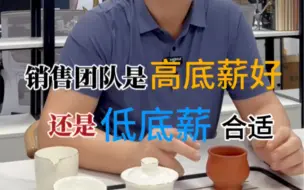 Tải video: 销售团队是高底薪好，还是低底薪合适