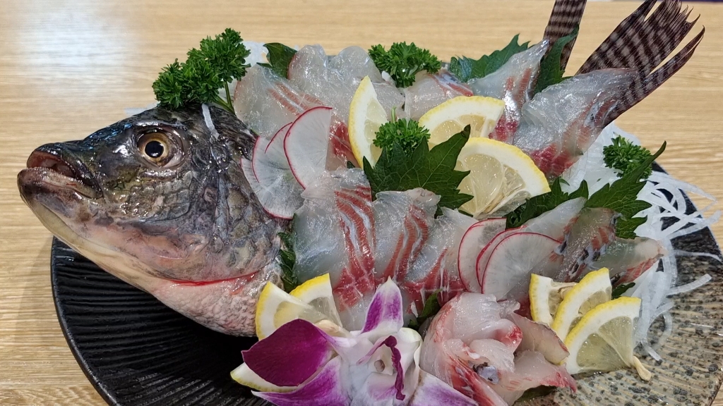 罗非鱼活鱼刺身课