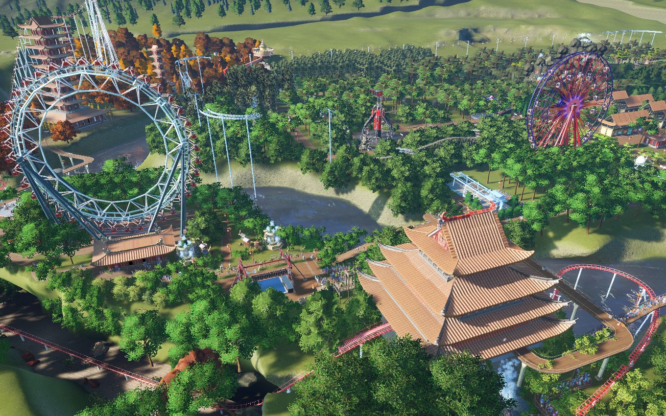 过山车之星(中式园林岛屿春秋分区)