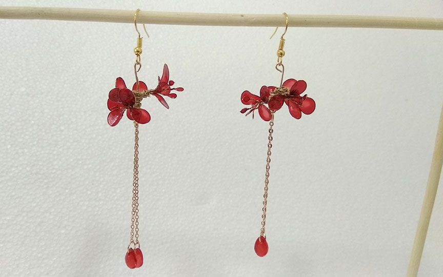 【彼岸花耳环】造花液制作