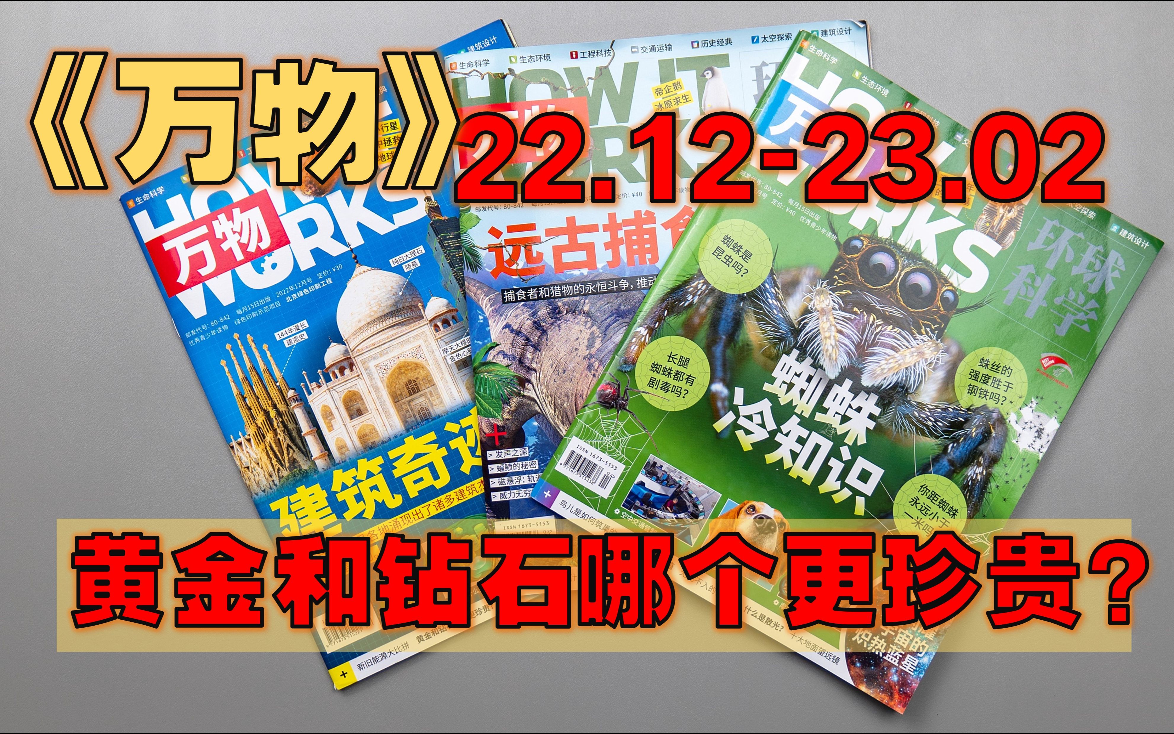 【月刊】《万物》 2022年122023年2月  十大地面望远镜/黄金和钻石哪个更珍贵?/二战中的怪武器/从小行星手中拯救地球/威力无穷的钚/无孔不入的微塑...