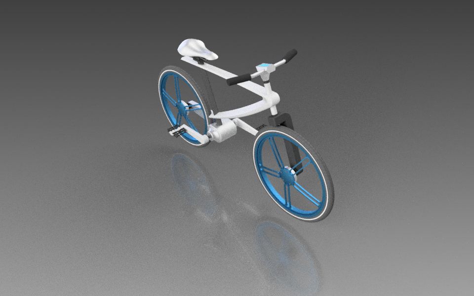 inventor 智能单车建模42分钟(装配 动画 出全图)