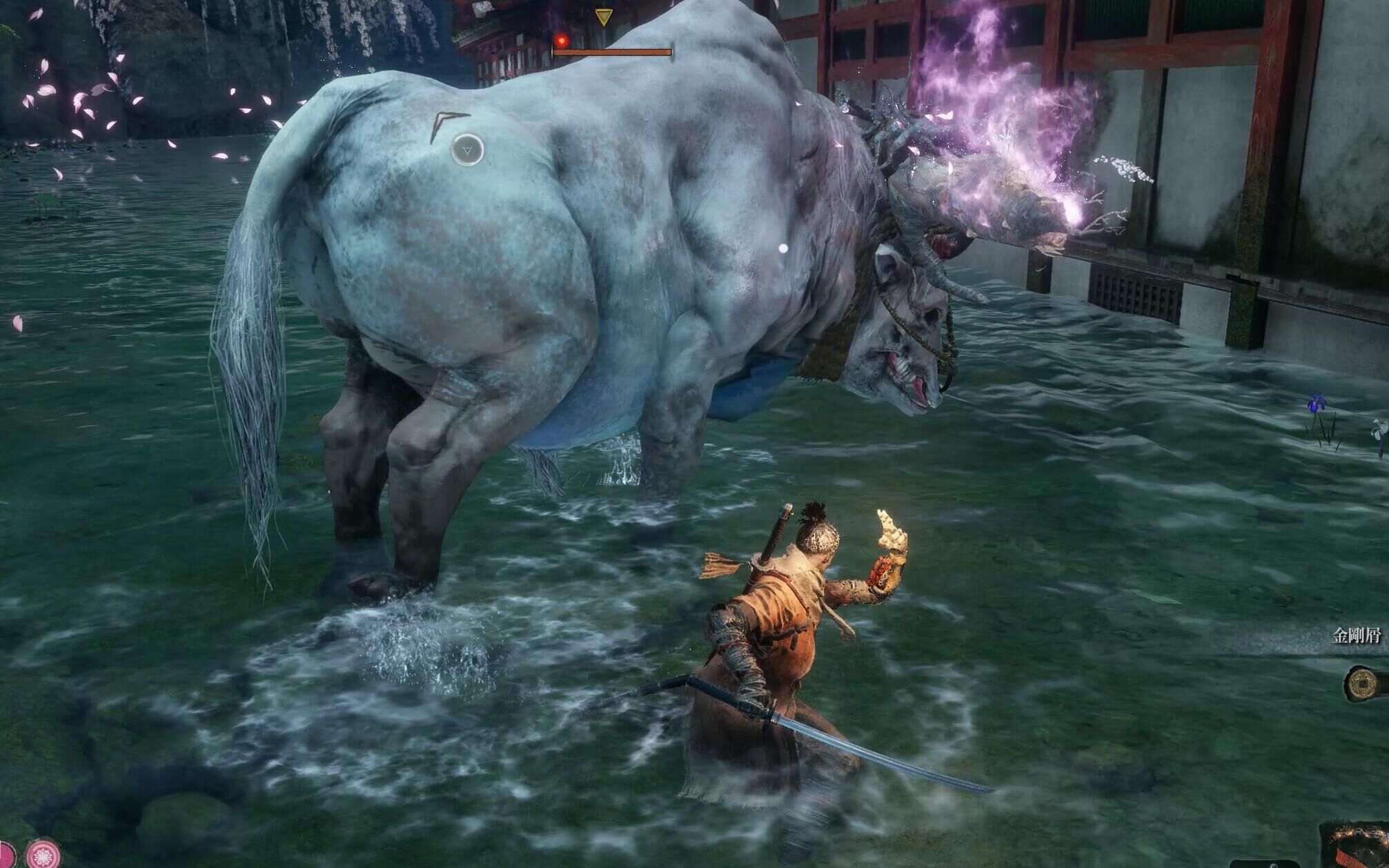 只狼樱牛自尽打法京城水支线流程水生村支线源之宫佛珠怪