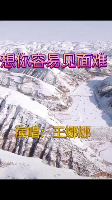 王娜娜《想你容易见面难》