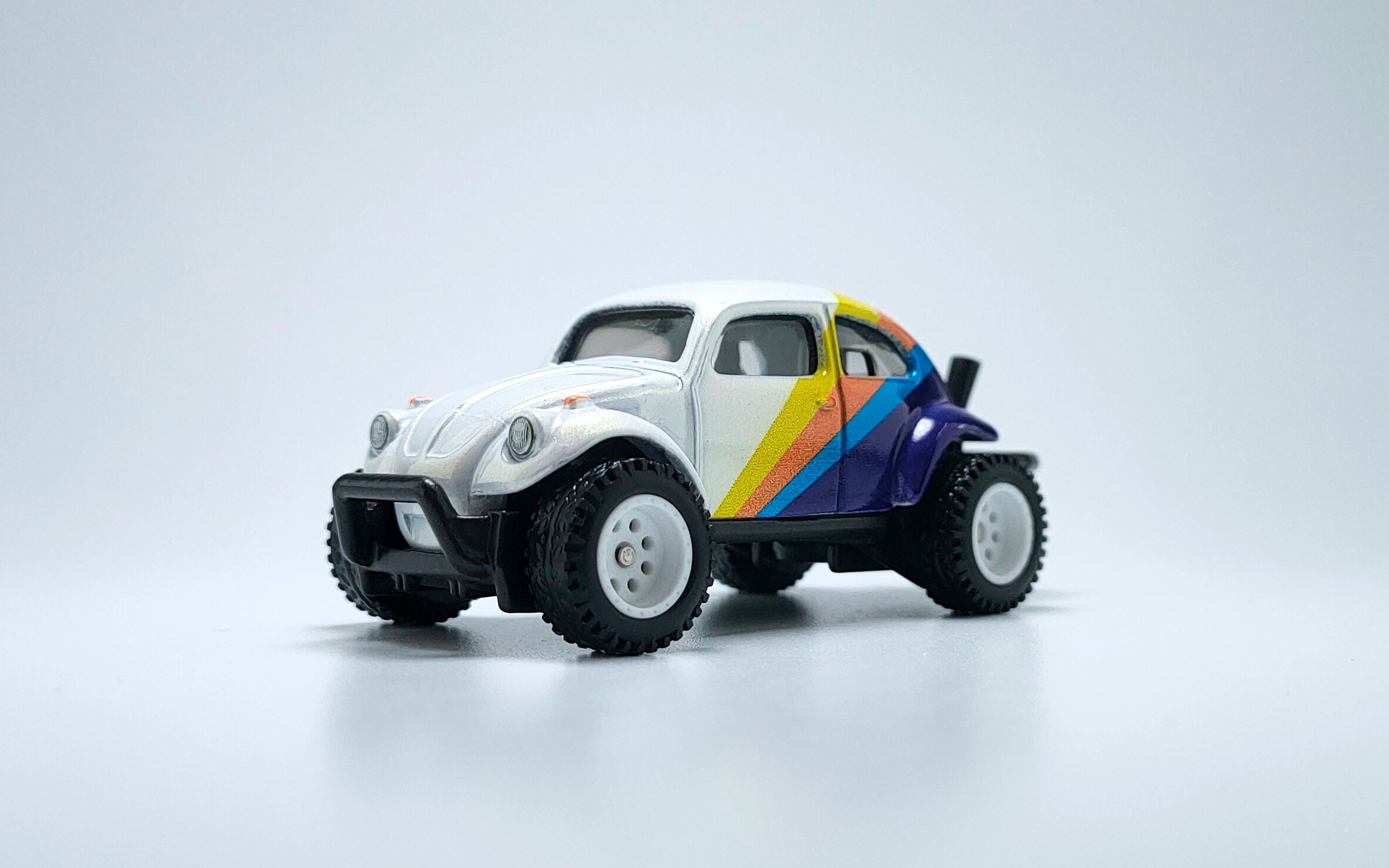 一分钟玩具开盒-风火轮铁底胶胎花园大道套大众甲壳虫巴哈虫baja bug