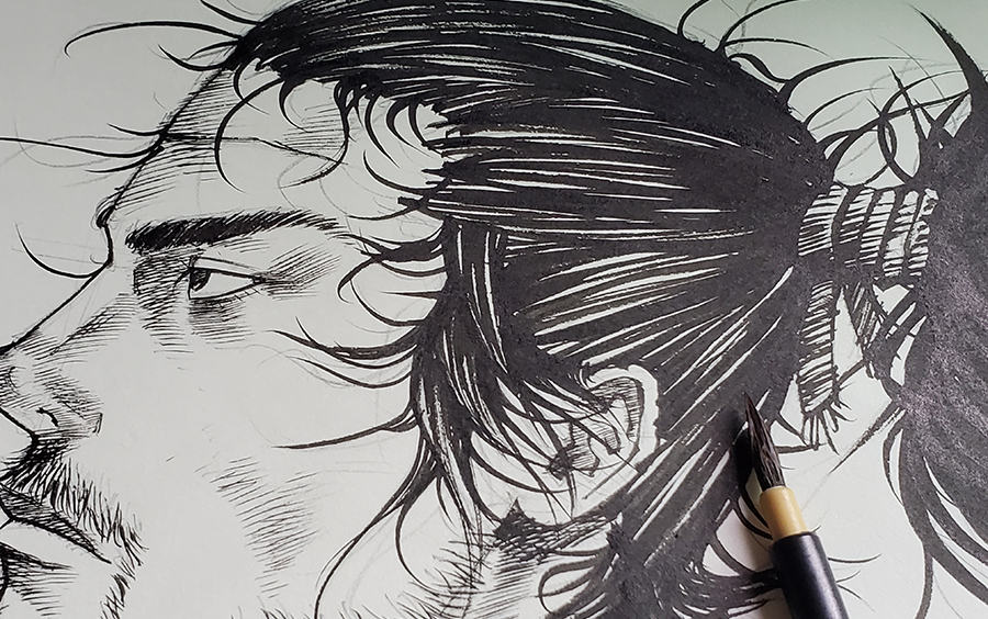 【绘画练习】浪客行 宫本武藏