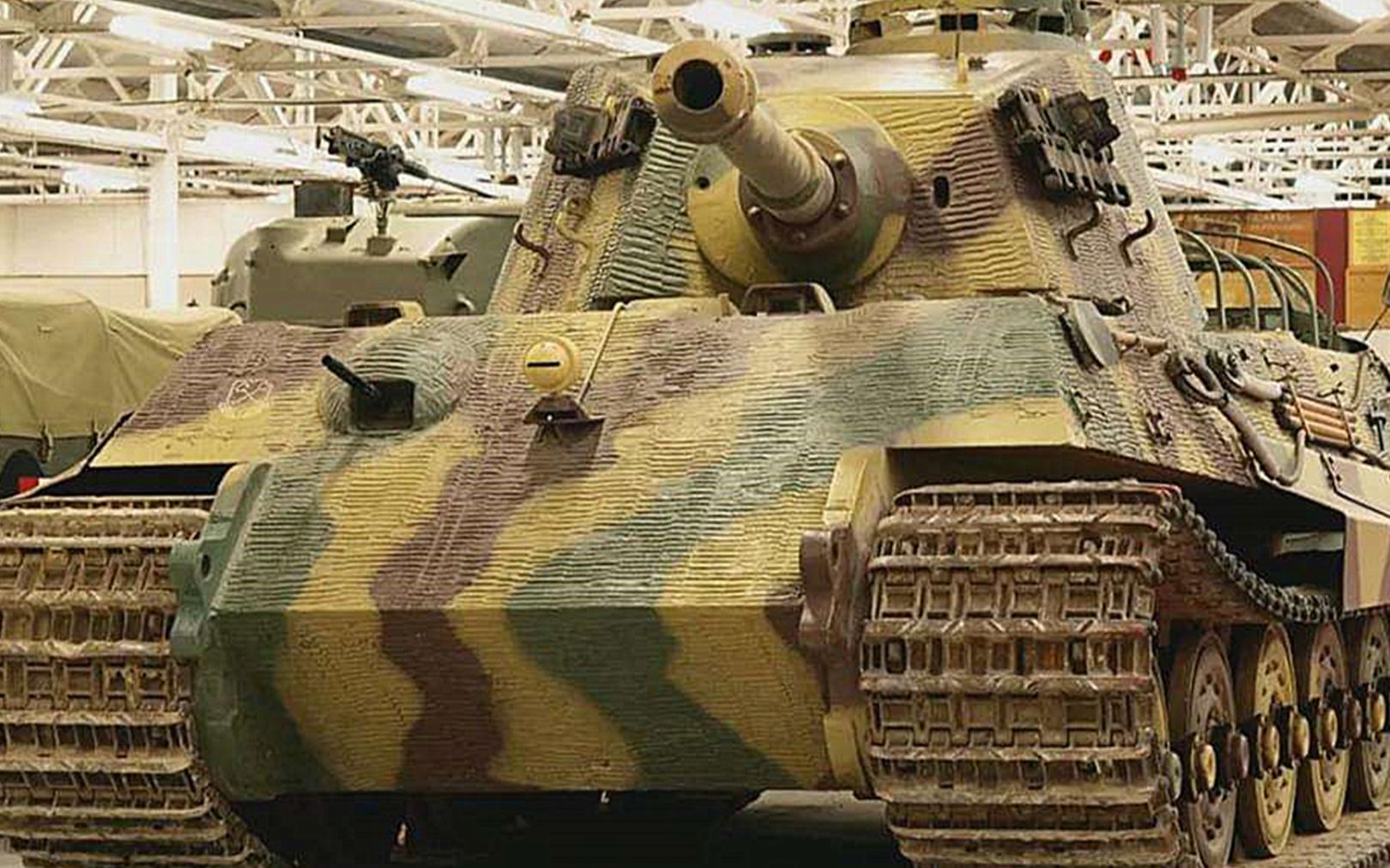 二战德军坦克装甲防磁涂层hhl磁性炸弹带来的资源浪费一辆虎式坦克