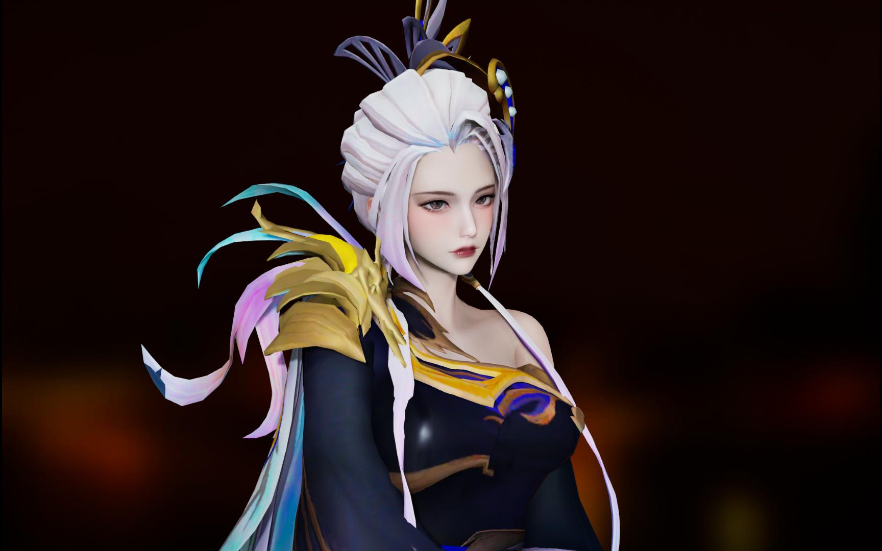 王者荣耀虞姬 黛羽霜翎 hs2甜心选择2免费精品人物卡mod分享