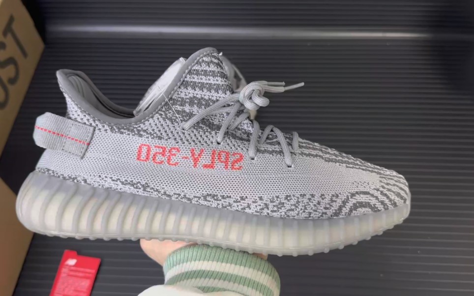 yeezy椰子350灰橙2.0ss真爆版本