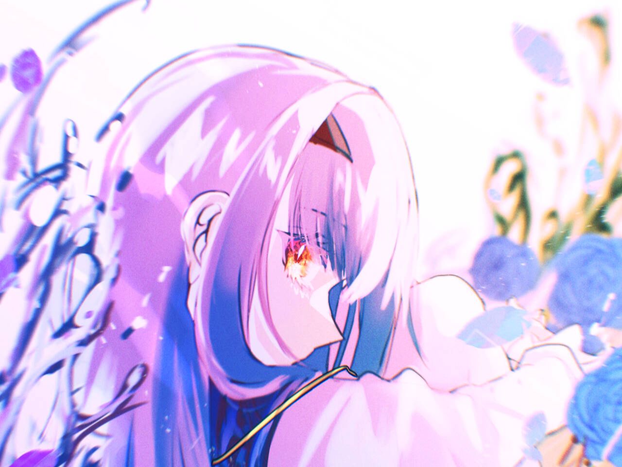 【fgo】ai妖兰——ハルジオン(春紫菀) 「在某天重新牵住两人的双手吧