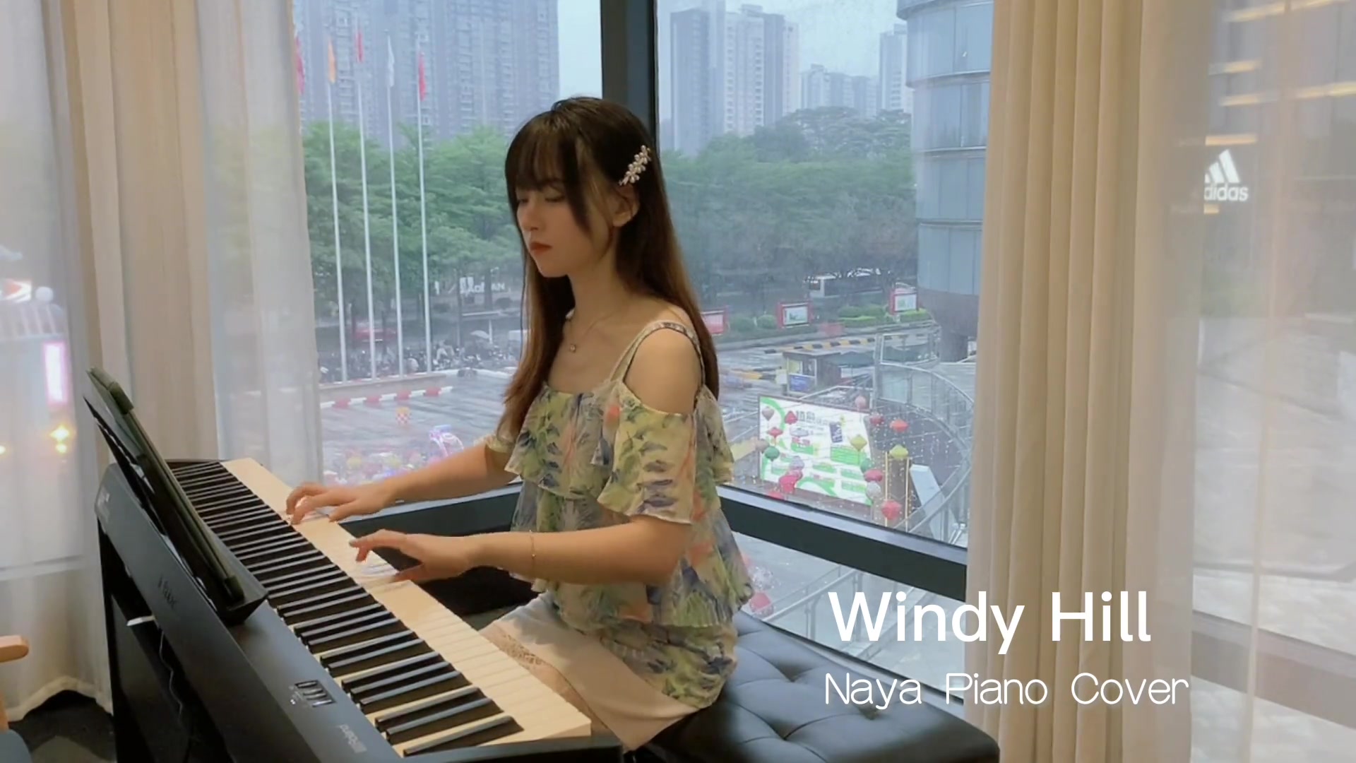 钢琴弹奏windyhill弹钢琴的小姐姐钢琴轻音乐羽肿纯音乐