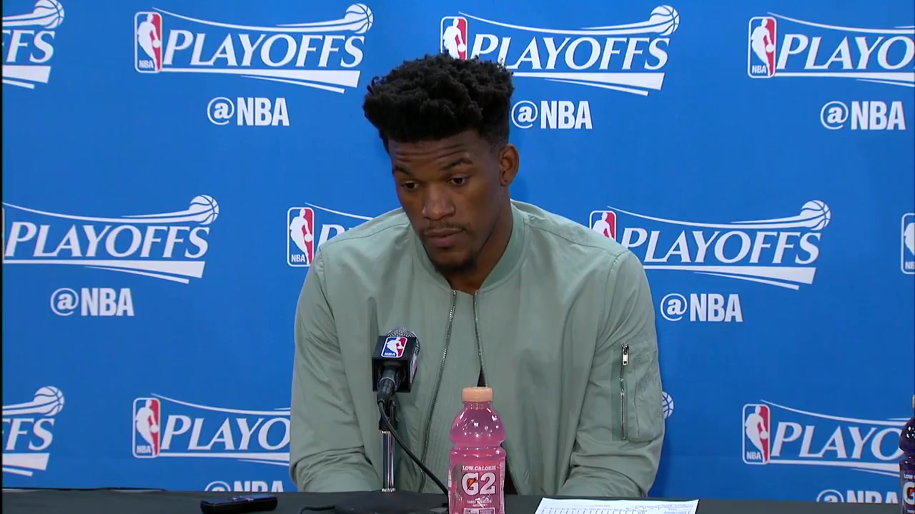 Jimmy Butler Postgame Interview Celtics vs Bulls Game 4 April 23 2017哔哩哔哩bilibili