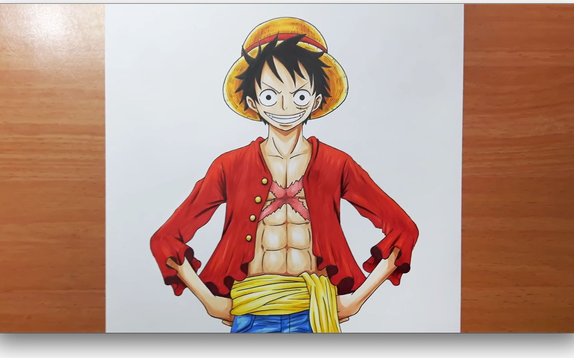 快速手绘路飞_哔哩哔哩_bilibili