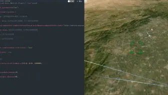 下载视频: cesium 轨迹飞行动画，three 草地 雷达 效果，three.js 编辑器