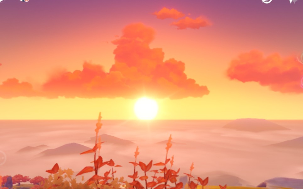 《原神》陪你看日落_哔哩哔哩)つロ 干杯-bilibili