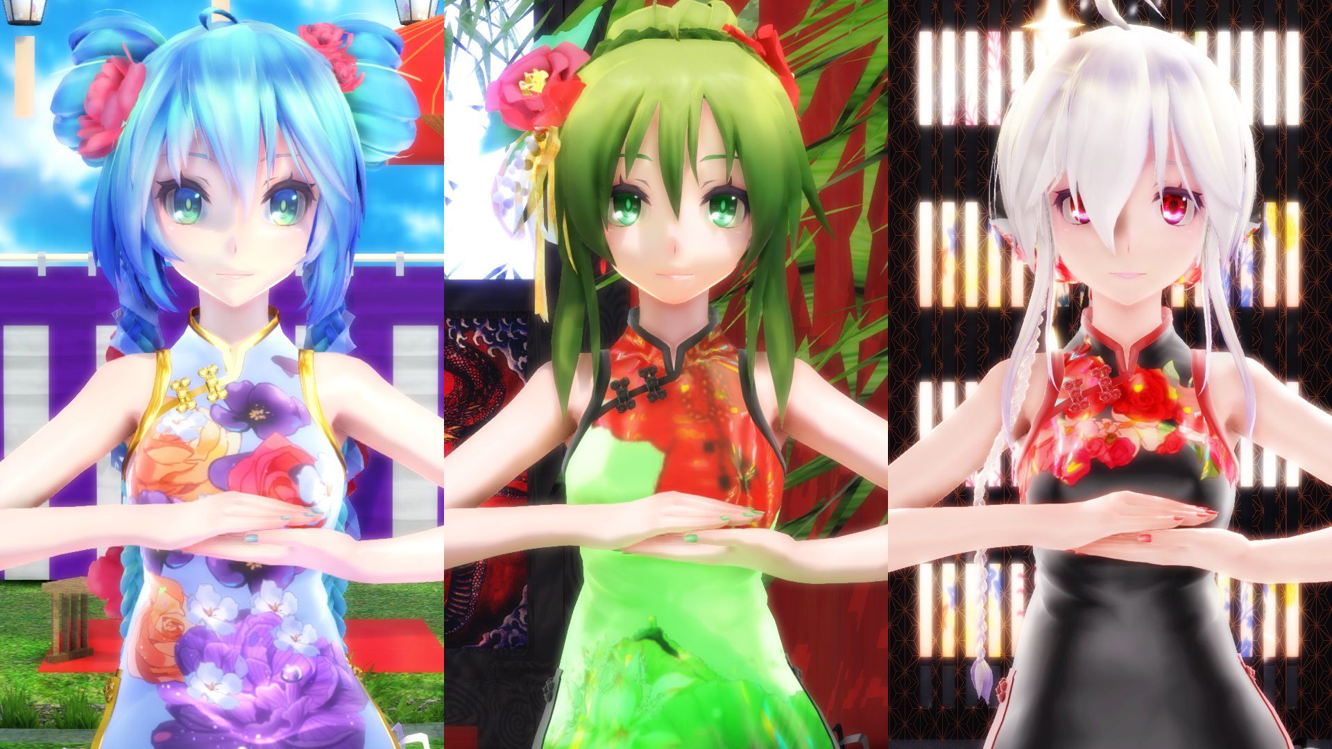 不知醉 - tda 旗袍 初音 弱音 gumi