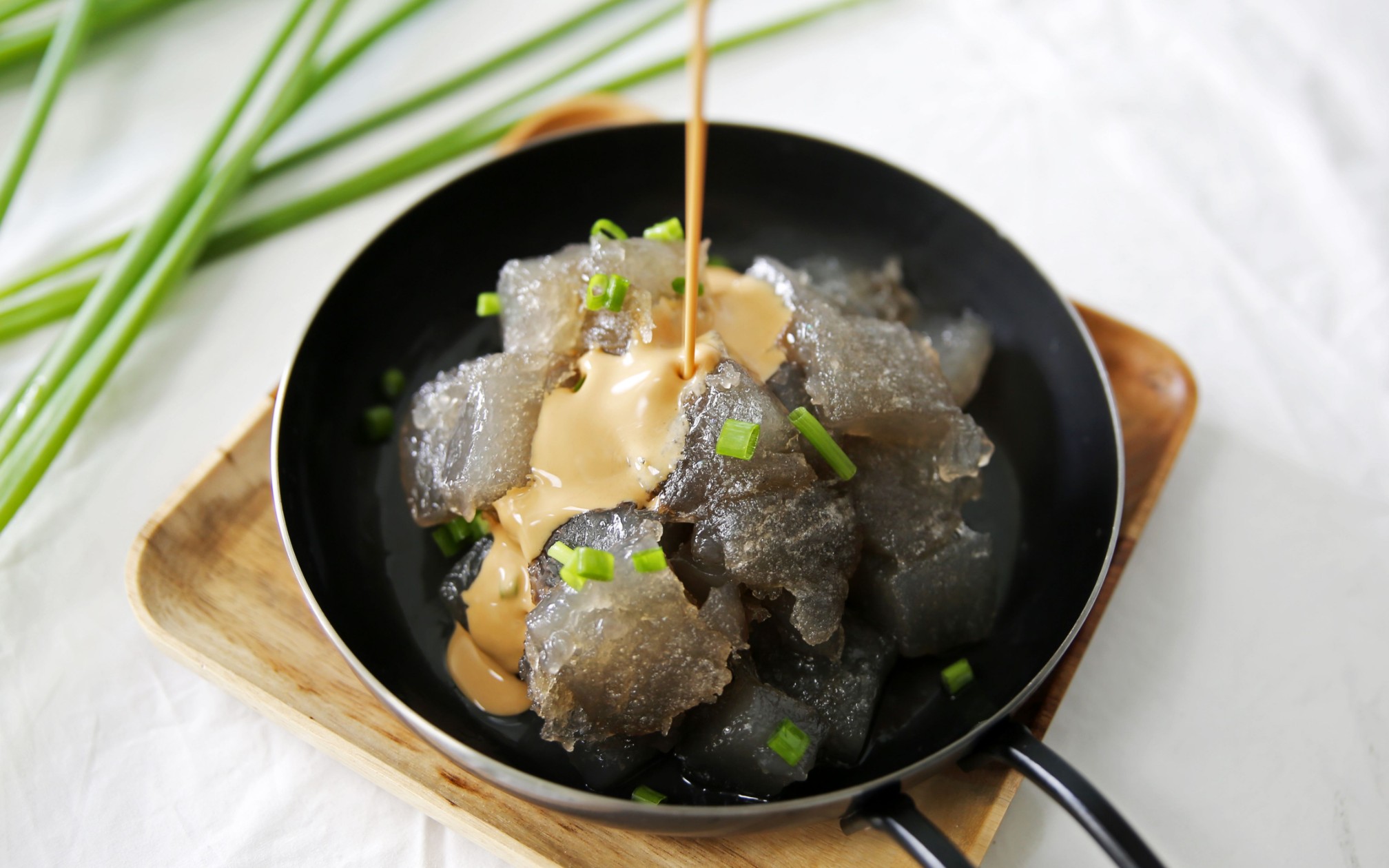 惠福锦烟台焖子煎制方法