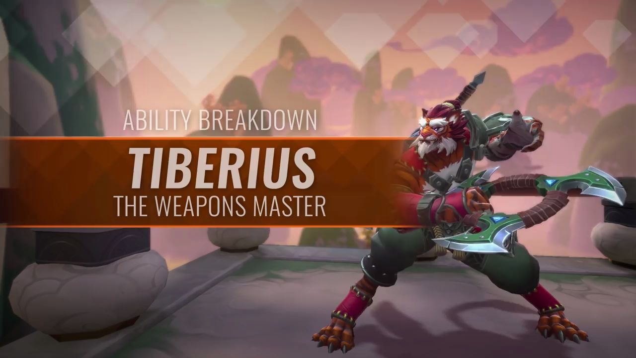 Paladins枪火游侠国际服  技能介绍  Tiberius,虎哥哔哩哔哩bilibili